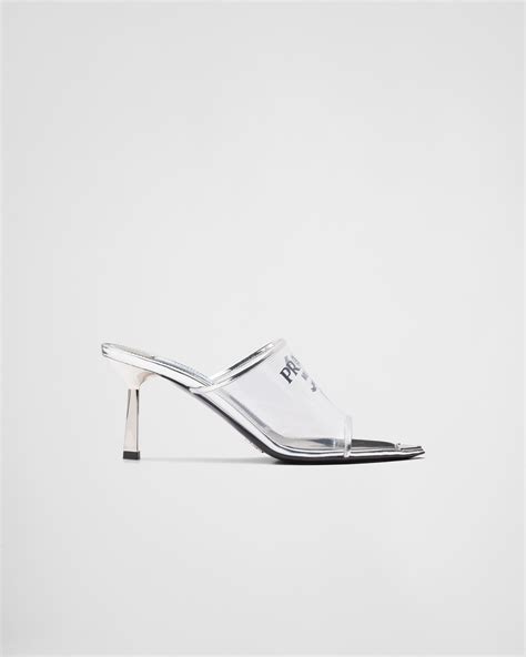 prada clear sandal|prada transparent sandals.